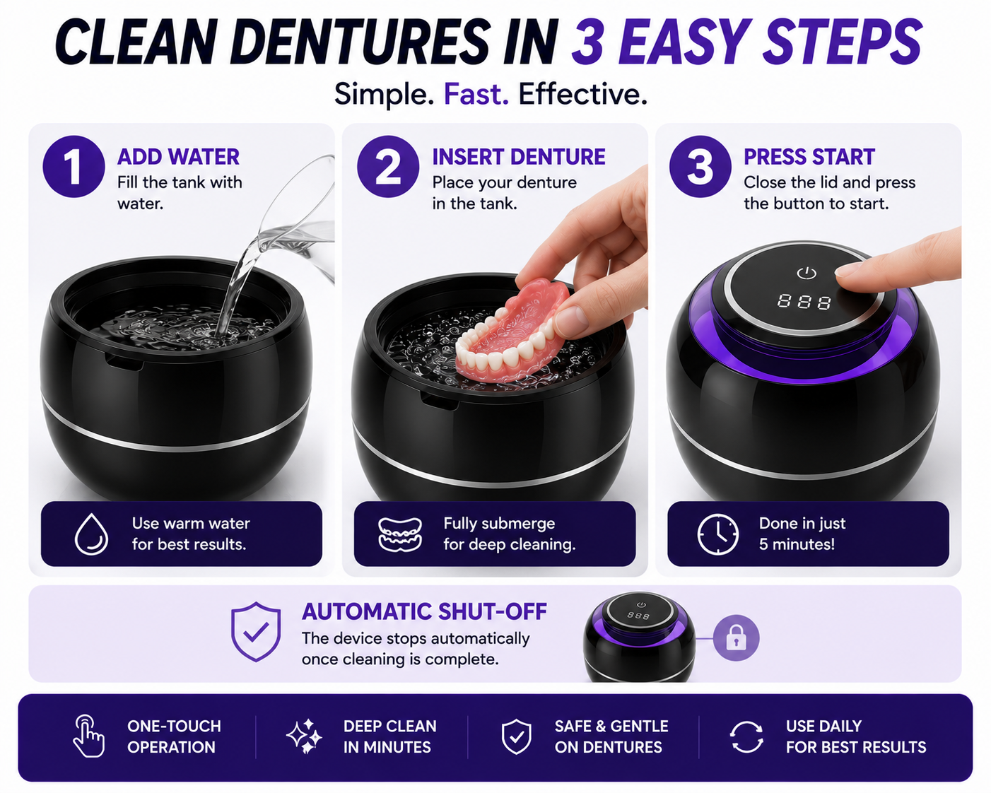 OptiLife™ DentureClean Pro